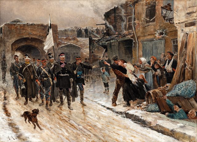 The Flag of Truce by Alphonse de Neuville