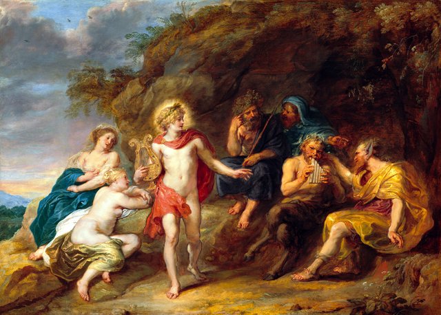 The Judgment of Midas by Jan van den Hoecke
