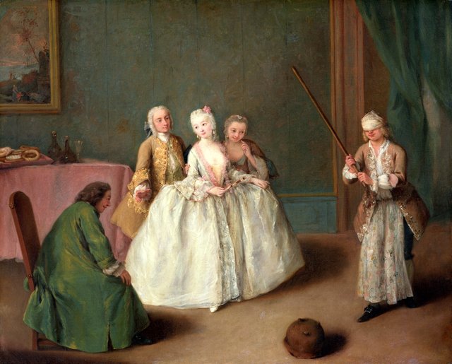 The Game of the Cooking Pot by Pietro Longhi
