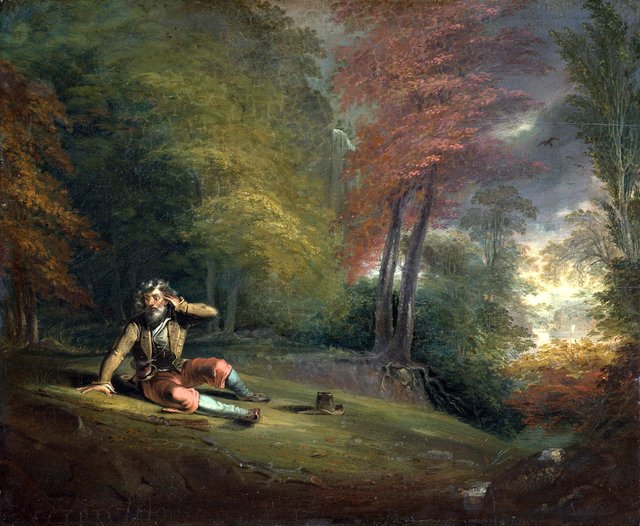 Rip Van Winkle Awakening from his Long Sleep by Henry Inman