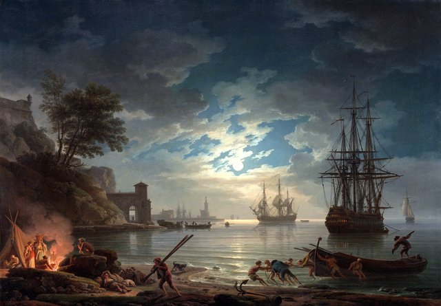 Moonlight by Joseph Vernet