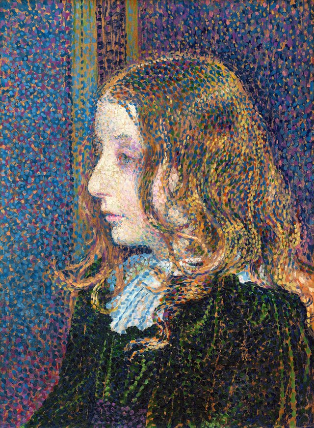 Denise Maréchal by Théo van Rysselberghe