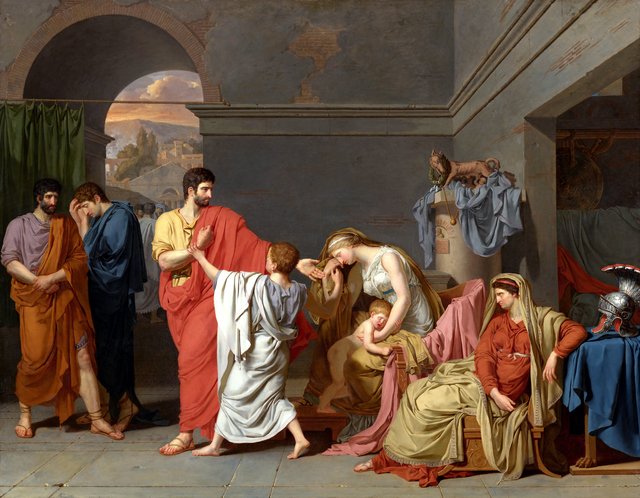 Coriolanus Taking Leave of his Family by Anne-Louis Girodet