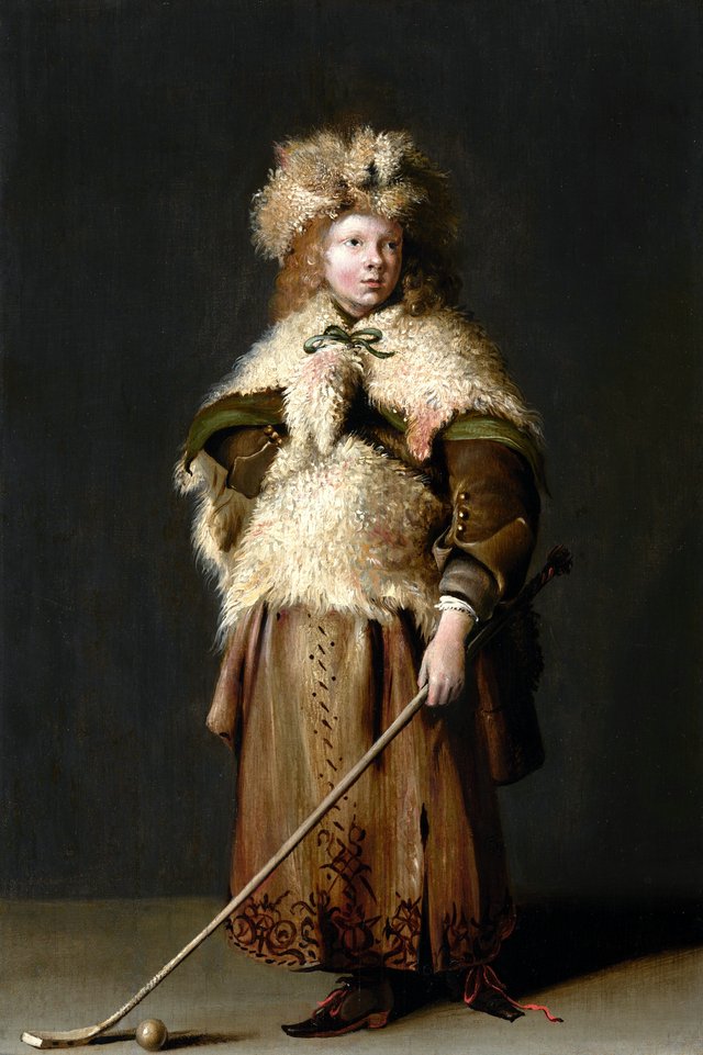 Moses ter Borch Holding a Kolf Stick by Gerard ter Borch