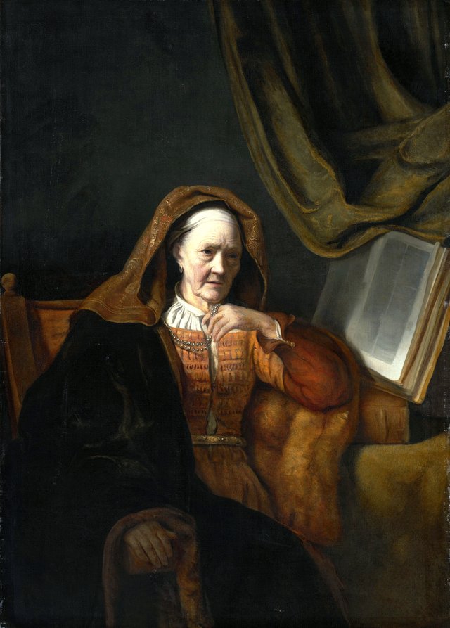 Woman with a Pearl Necklace by Cornelis Bisschop