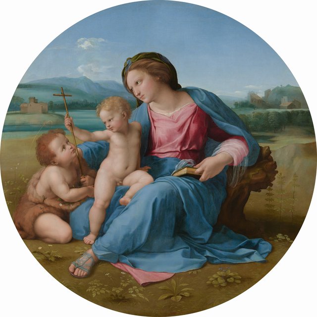 The Alba Madonna by Raphael
