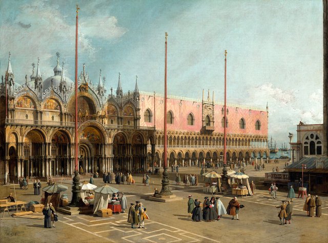 The Square of Saint Mark's, Venice by Canaletto
