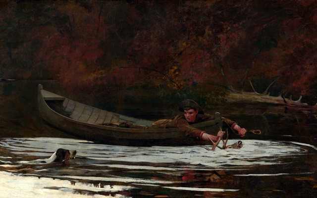 Hound and Hunter by Winslow Homer