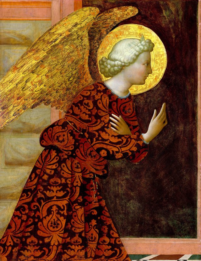 The Archangel Gabriel by Masolino da Panicale