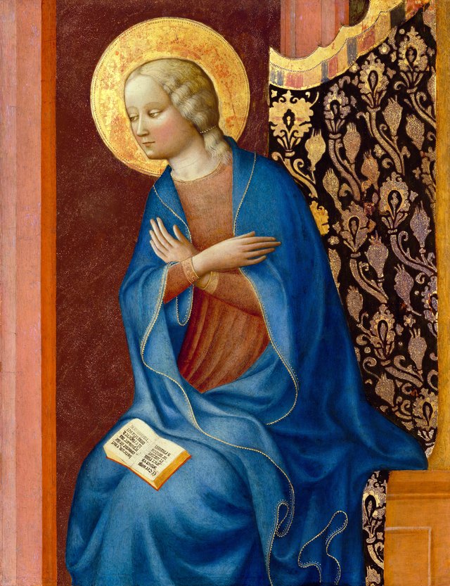 The Virgin Annunciate by Masolino da Panicale