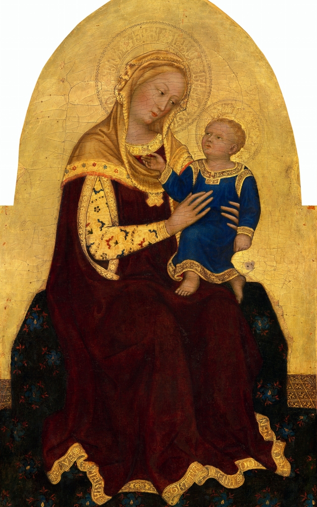Madonna and Child Enthroned by Gentile da Fabriano
