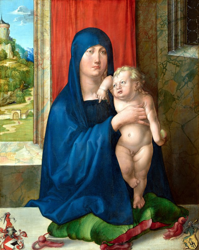 Madonna and Child [obverse] by Albrecht Dürer