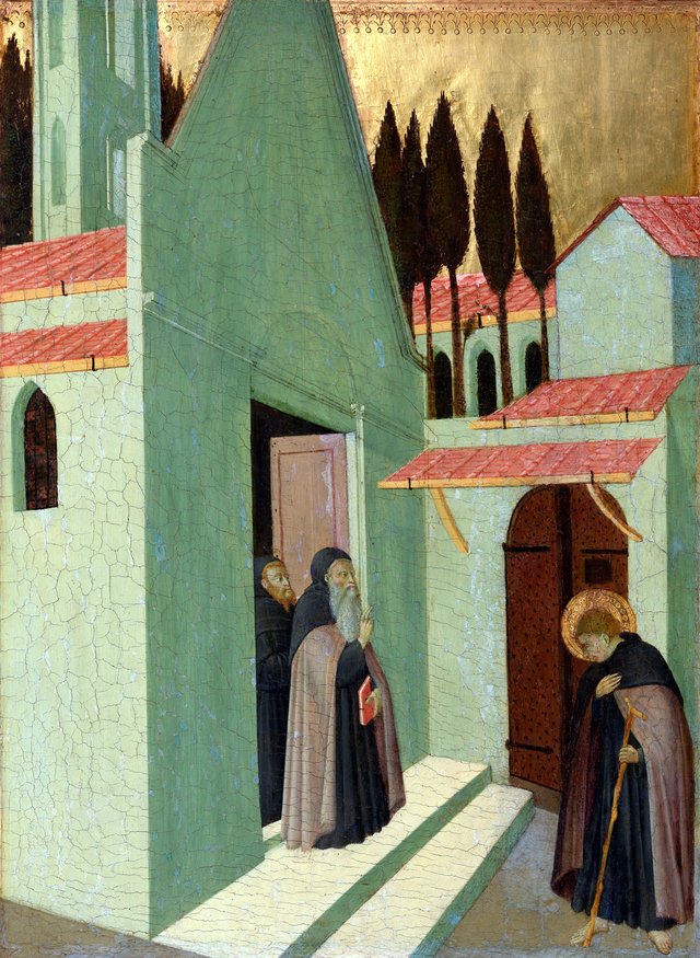 Saint Anthony Leaving His Monastery by Sano di Pietro