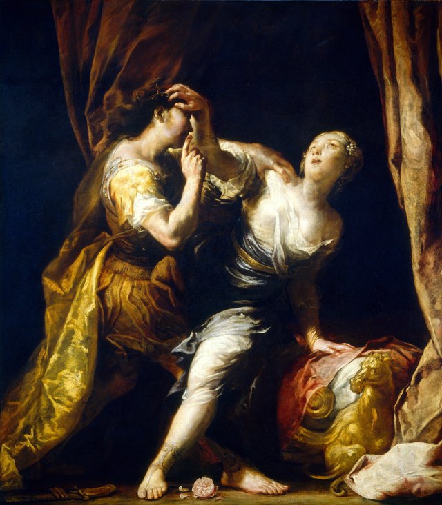 Tarquin and Lucretia by Giuseppe Maria Crespi