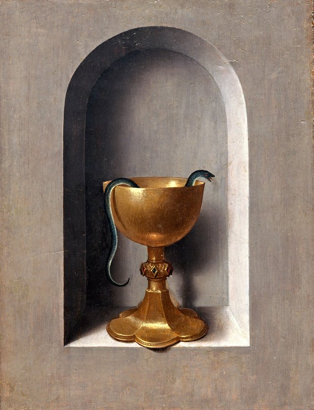 Chalice of Saint John the Evangelist [reverse] by Hans Memling