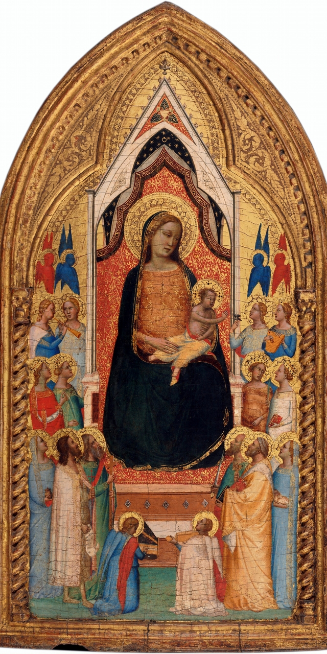 Madonna and Child with Saints and Angels by Bernardo Daddi