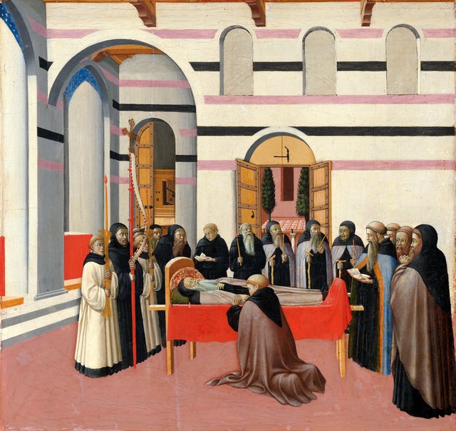 The Death of Saint Anthony by Sano di Pietro