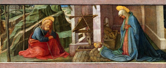 The Nativity by Filippo Lippi