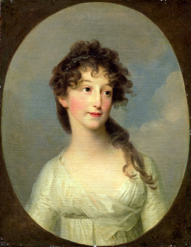 Possibly Franciska Krasinska, Duchess of Courland by Angelica Kauffmann