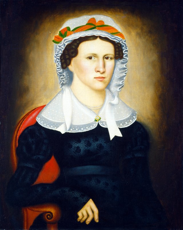 Wife of Man with Vial by Erastus Salisbury Field
