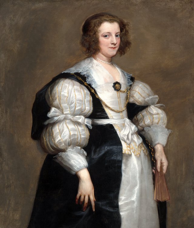 Lady with a Fan by Anthony van Dyck