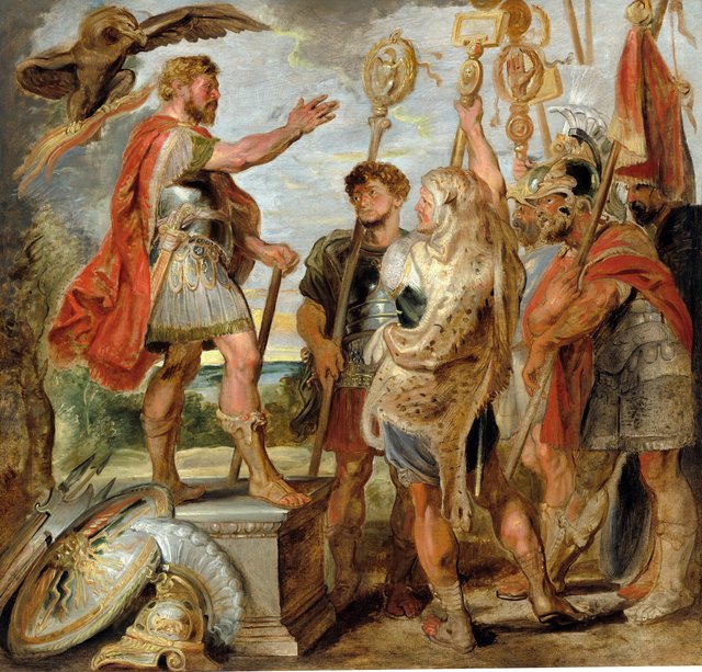 Decius Mus Addressing the Legions by Peter Paul Rubens