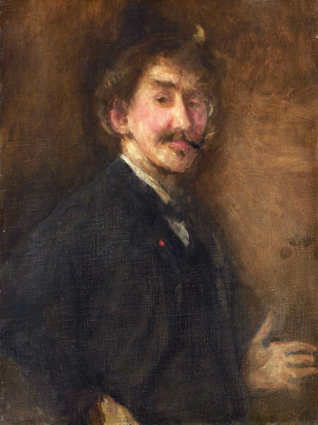 Gold and Brown: Self-Portrait by James McNeill Whistler