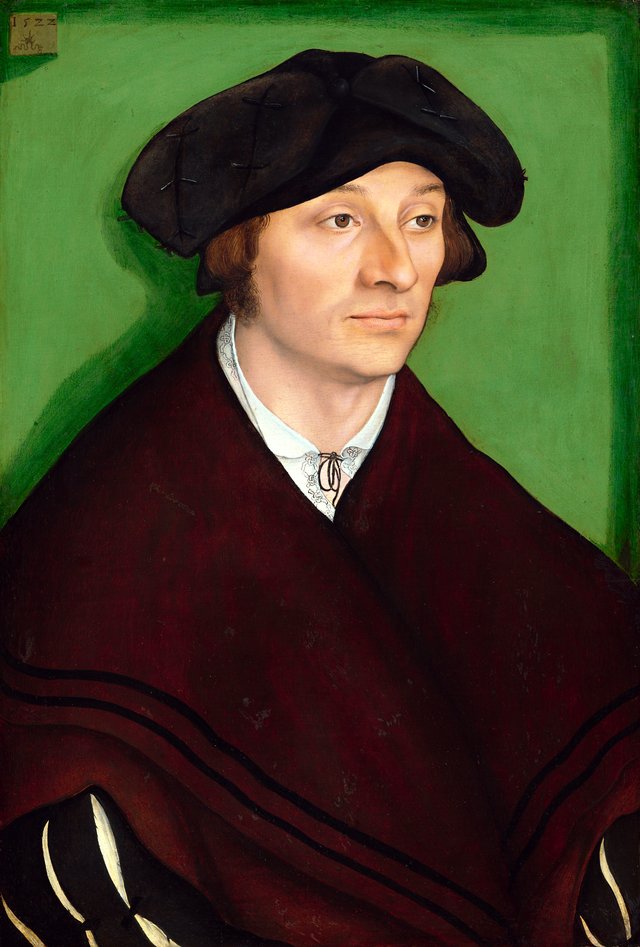 Portrait of a Man by Lucas Cranach the Elder