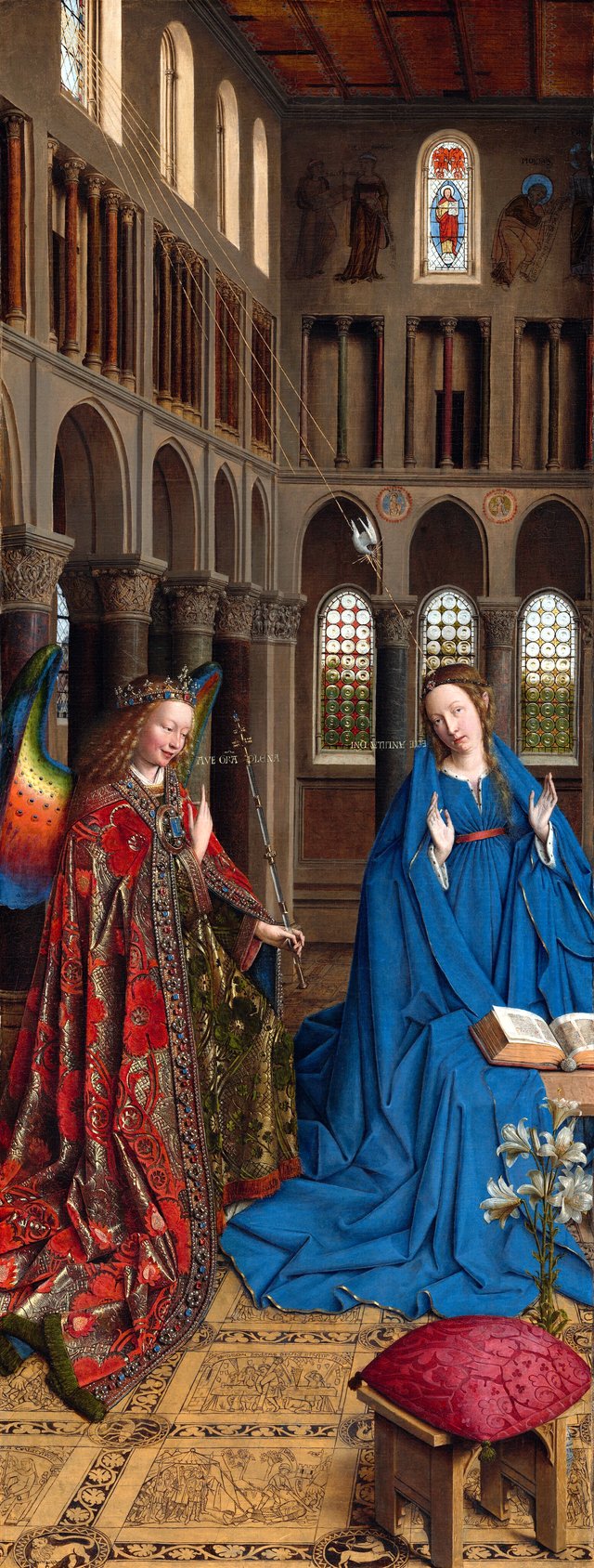 The Annunciation by Jan van Eyck