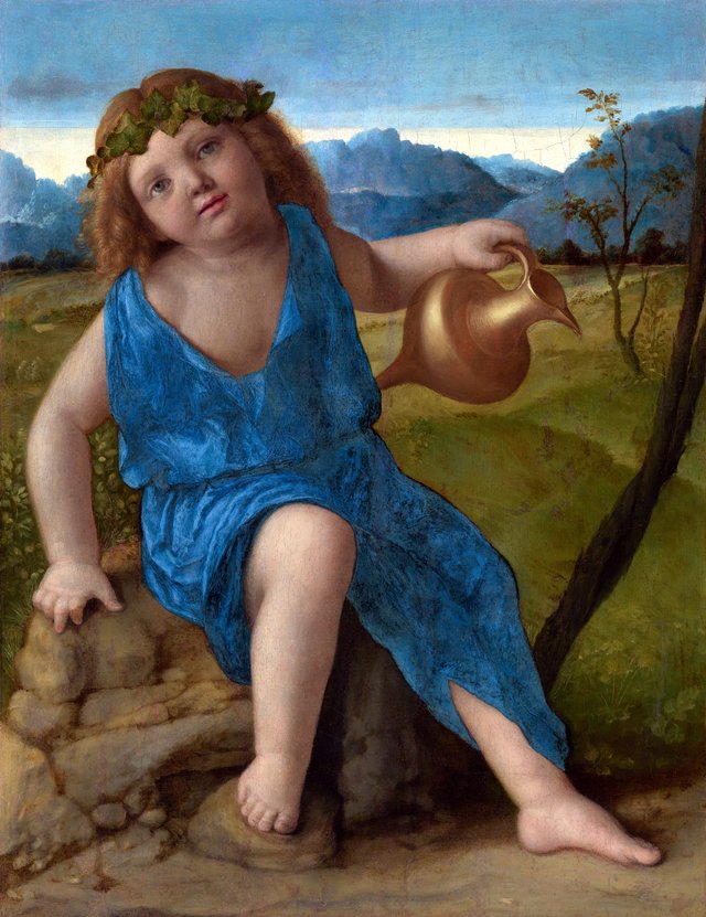 The Infant Bacchus by Giovanni Bellini
