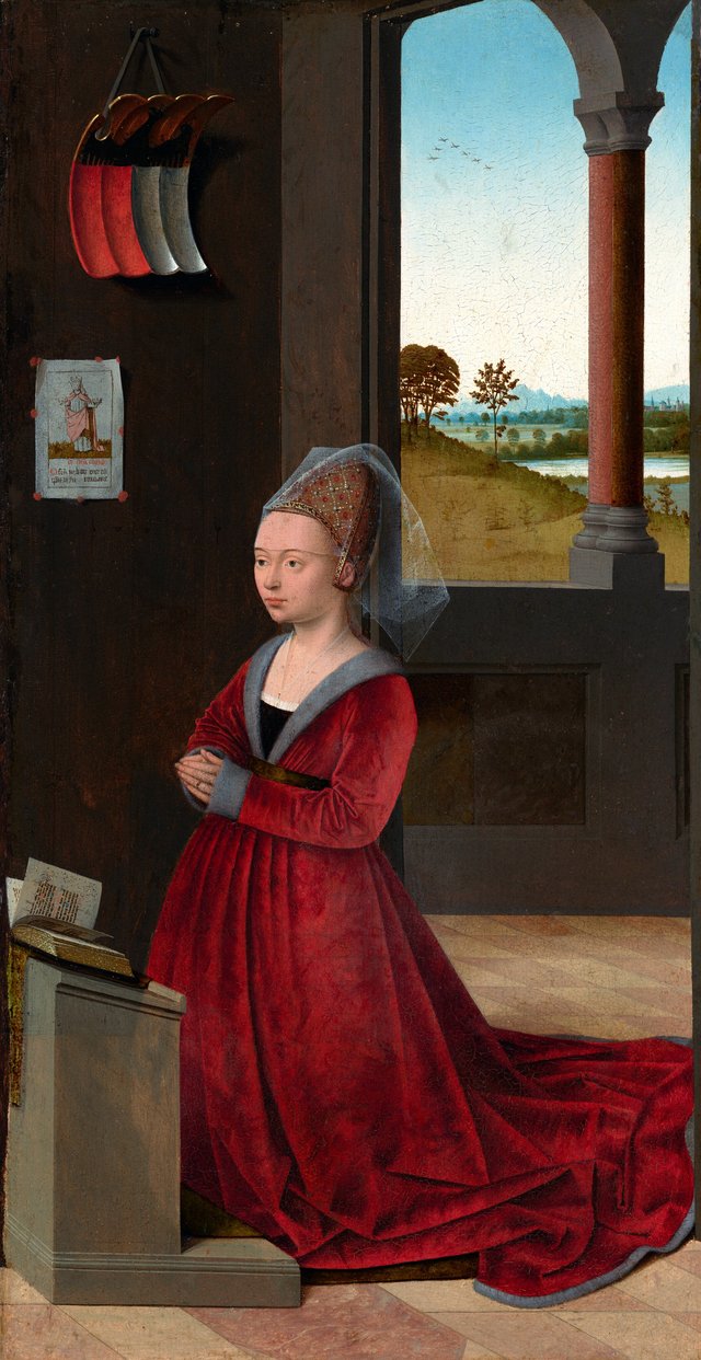 Portrait of a Female Donor by Petrus Christus