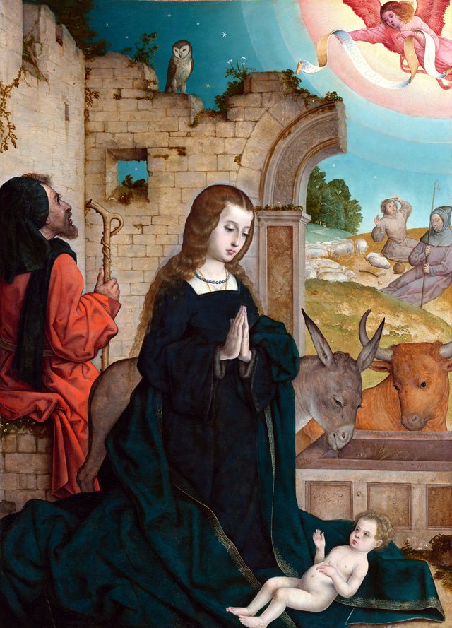 The Nativity by Juan de Flandes