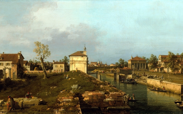 The Porta Portello, Padua by Canaletto