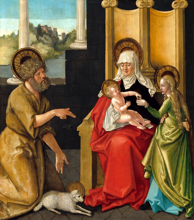 Saint Anne with the Christ Child, the Virgin, and Saint John the Baptist by Hans Baldung Grien