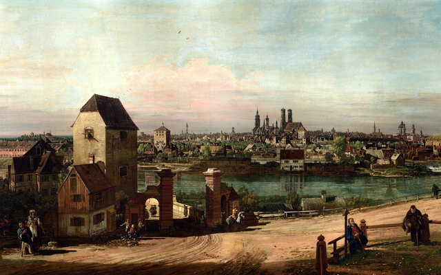 View of Munich by Bernardo Bellotto