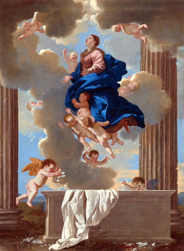 The Assumption of the Virgin by Nicolas Poussin