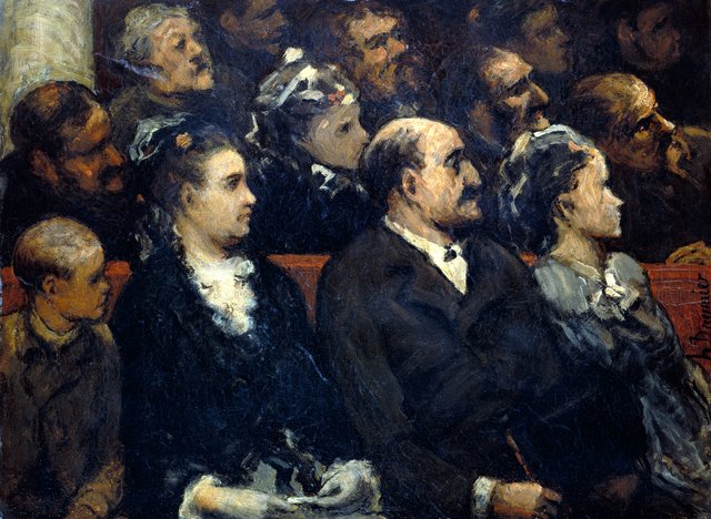 French Theater by Honoré Daumier