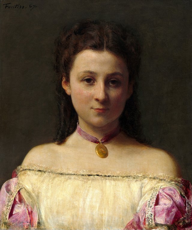 Mademoiselle de Fitz-James by Henri Fantin-Latour