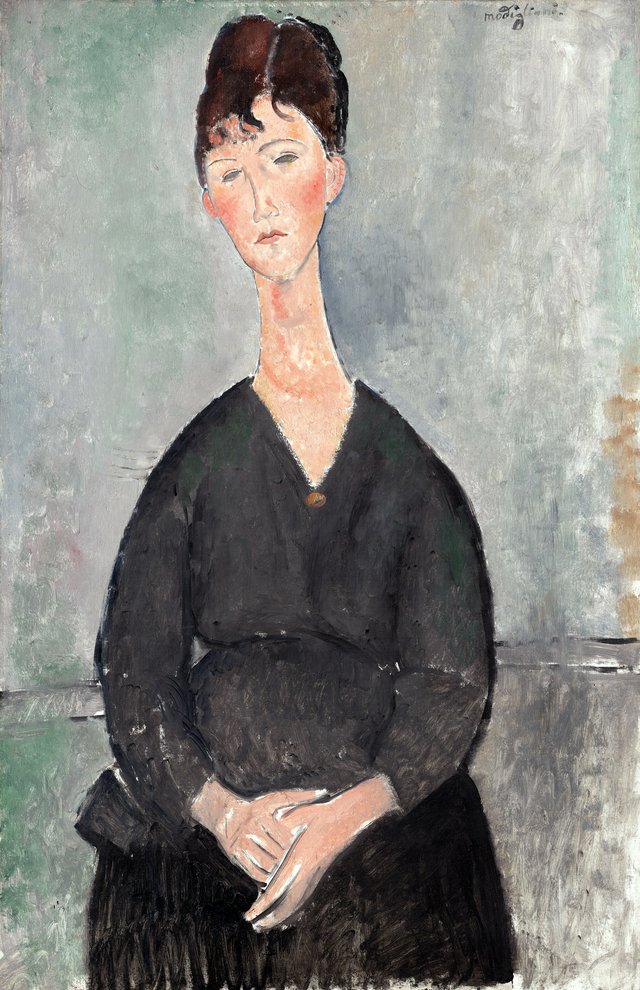 Café Singer by Amedeo Modigliani