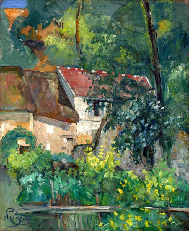 House of Père Lacroix by Paul Cézanne