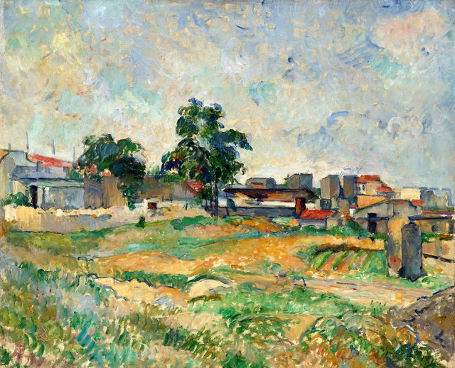 Landscape near Paris by Paul Cézanne