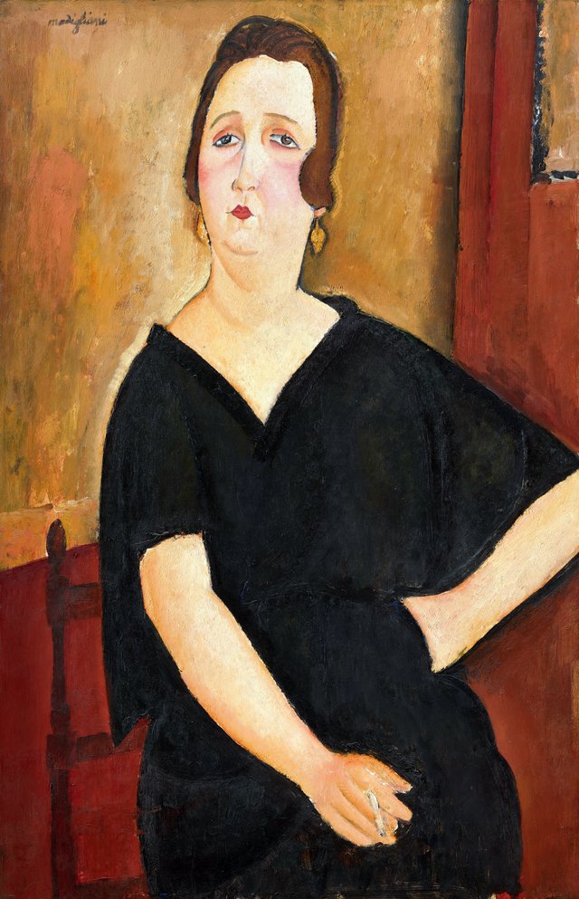 Madame Amédée (Woman with Cigarette) by Amedeo Modigliani
