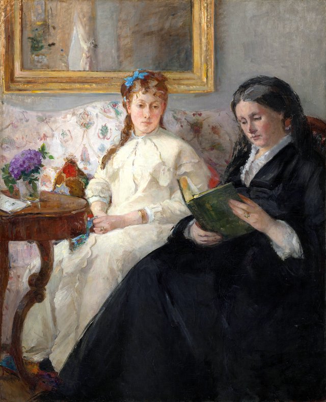 The Mother and Sister of the Artist by Berthe Morisot