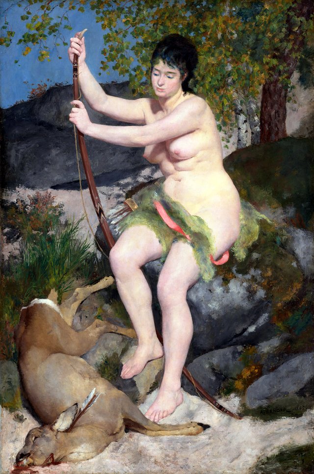 Diana by Pierre-Auguste Renoir