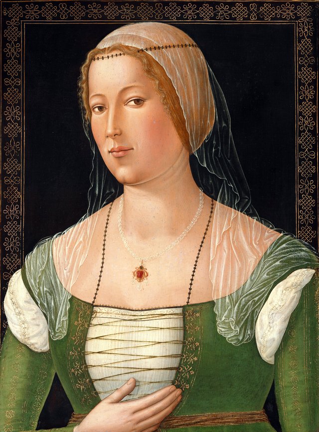 Portrait of a Young Woman by Girolamo di Benvenuto