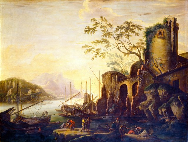 Marina delle Torri by Salvator Rosa