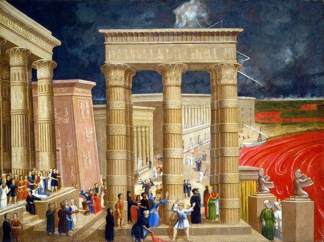 "He Turned Their Waters into Blood" by Erastus Salisbury Field