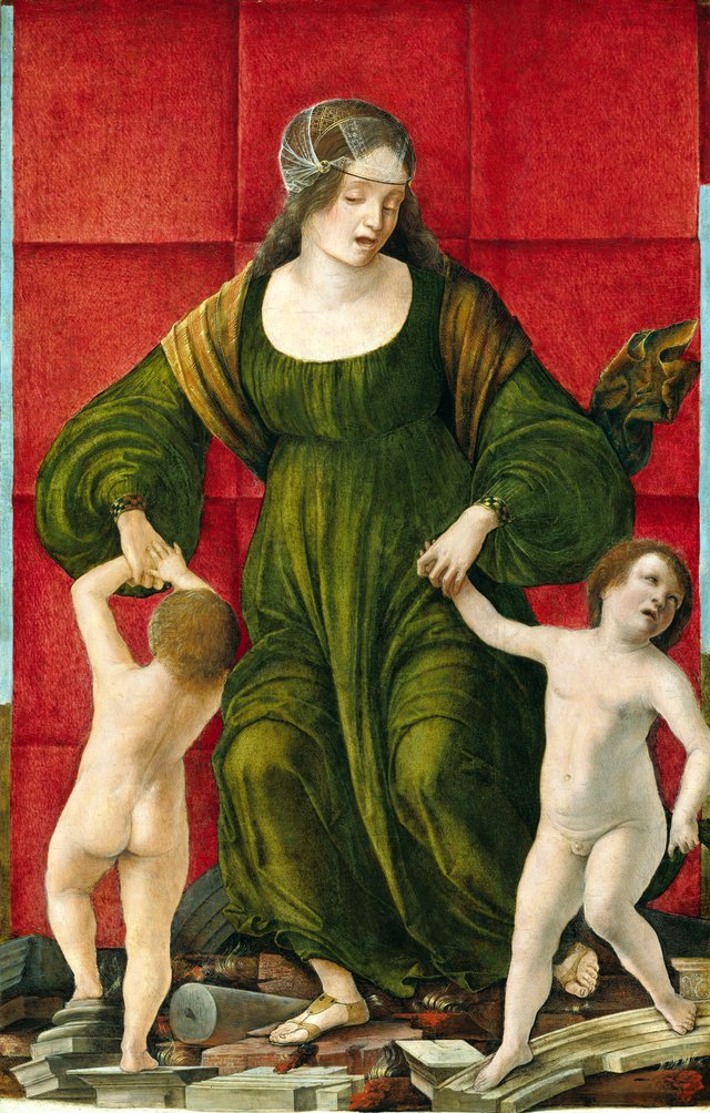 The Wife of Hasdrubal and Her Children by Ercole de' Roberti