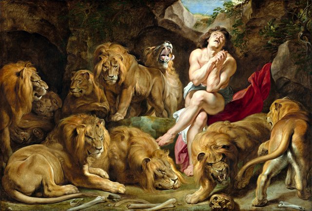 Daniel in the Lions' Den by Peter Paul Rubens