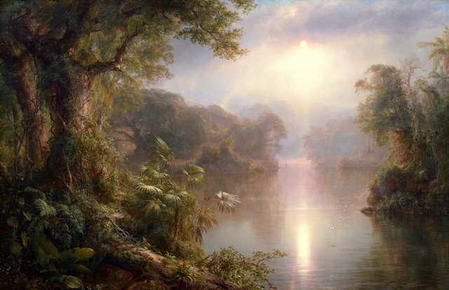 El Rio de Luz (The River of Light) by Frederic Edwin Church